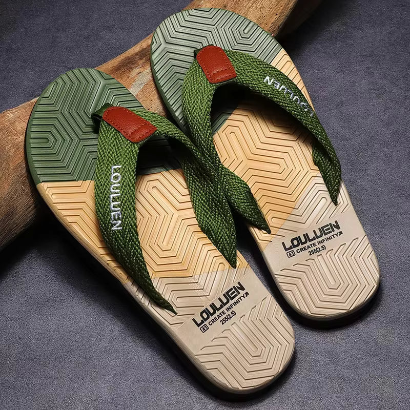 LOULUEN Hot Sale Casual Beach Men Slippers