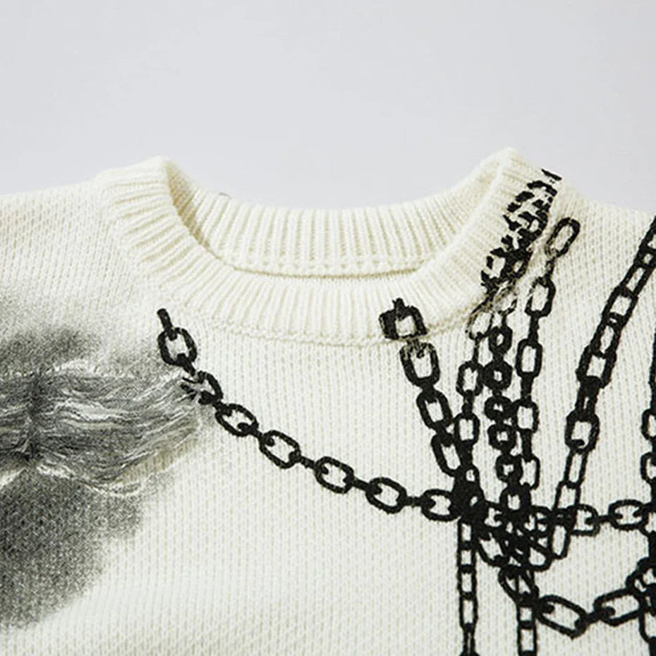 Shadow Chains Knit Sweater