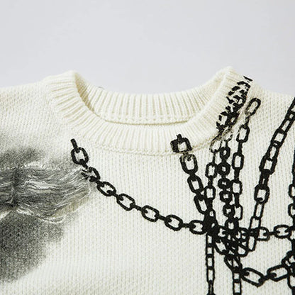 Shadow Chains Knit Sweater