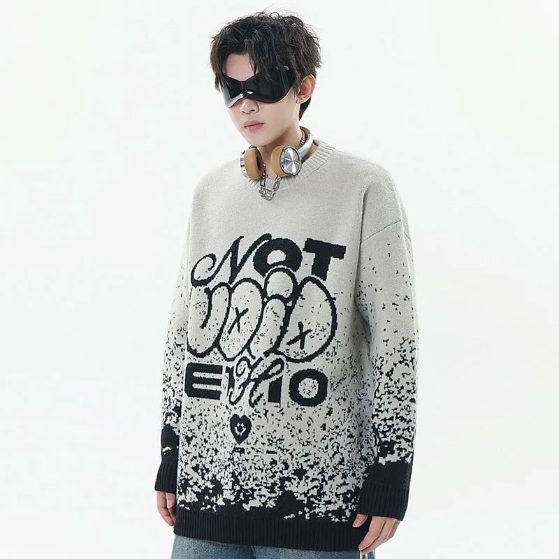 Y2K Sesame Jacquard Sweater