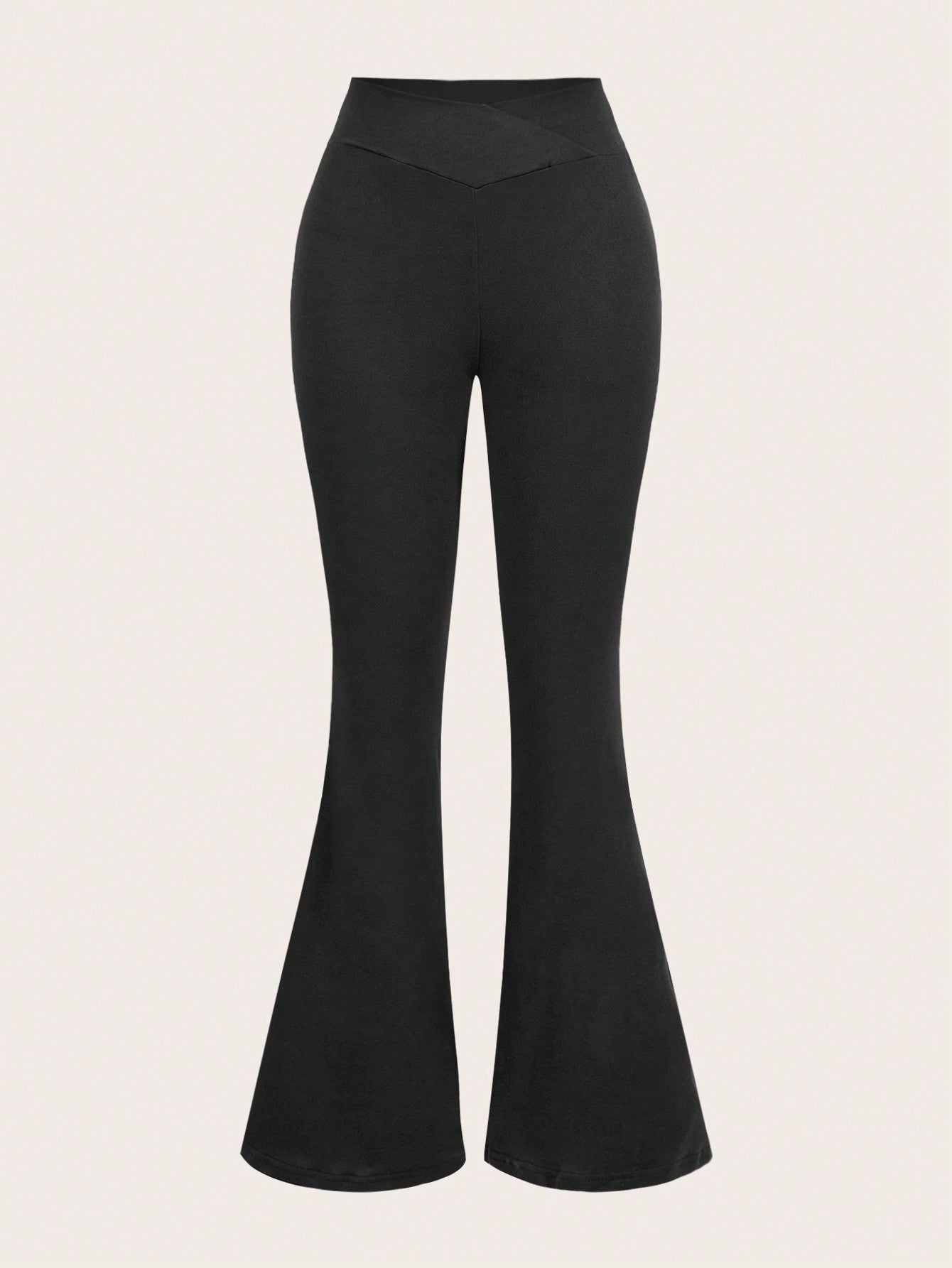 WOMEN CAMOUFLAGE PRINT WAIST BANDAGE DESIGN LEGGINGS FLARE PANTS SET – SPRING & AUTUMN ESSENTIAL