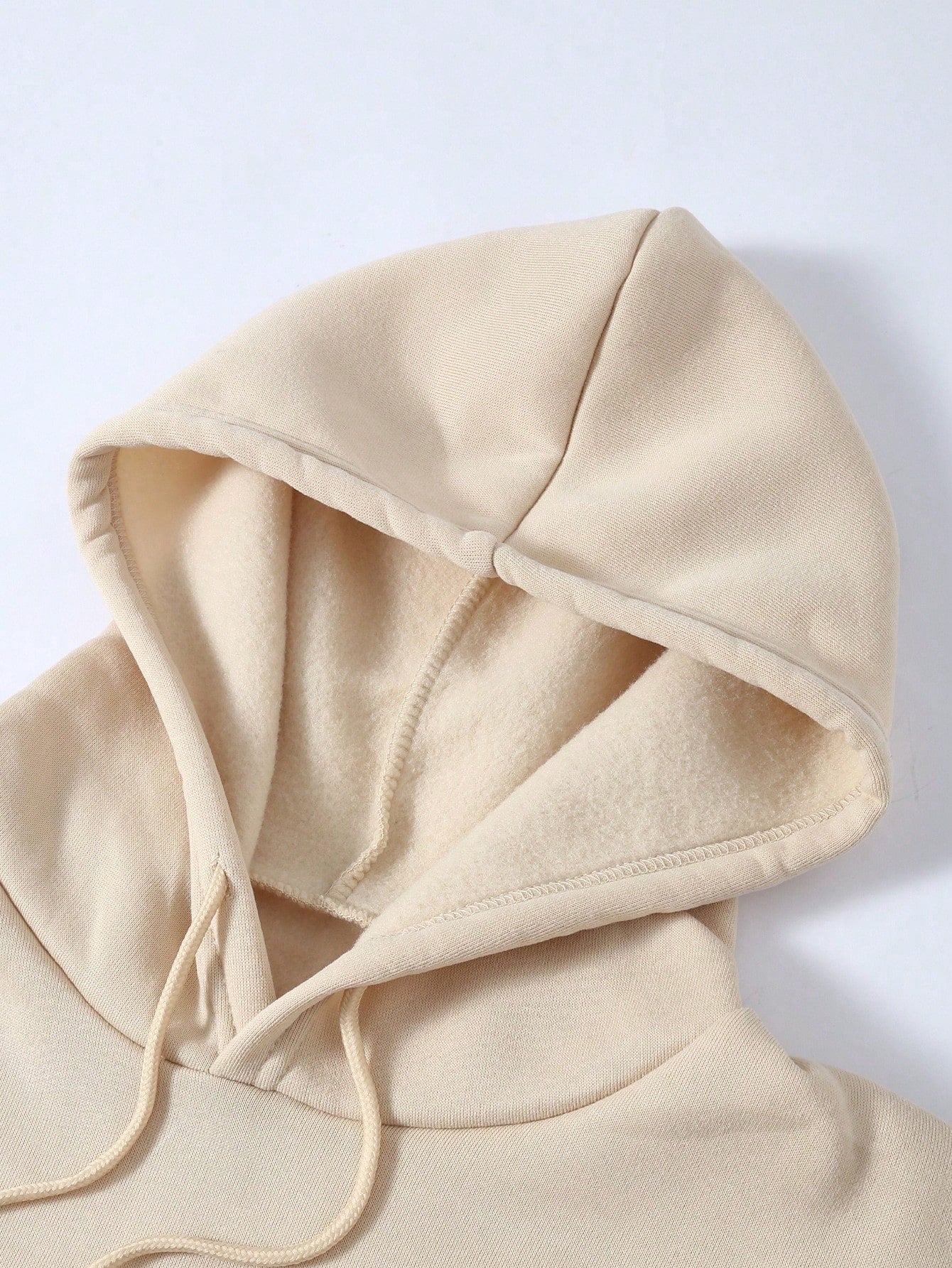 Graphic Pocket Drawstring Thermal Hoodie for Winter
