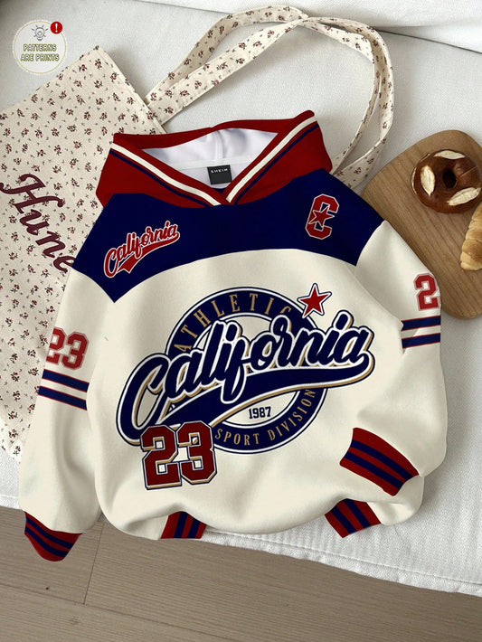 Women’s Casual Street Style Loose Hoodie Comfort for Autumn Winter Fashion