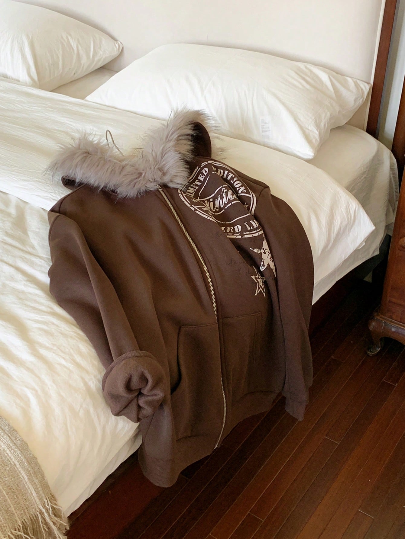 Women’s Printed Fleece Hoodie Cozy Casual Style for Fall & Winter