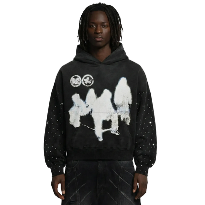 Afterimage Rhinestone Hoodie