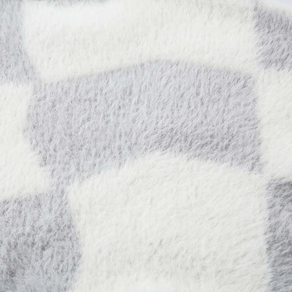 Y2K Abstract Grid Knitted Sweater