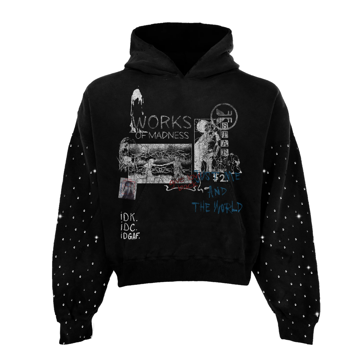Saint & Sinners Rhinestone Hoodie