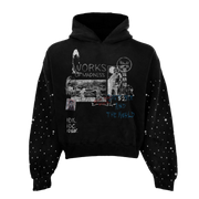 Saint & Sinners Rhinestone Hoodie