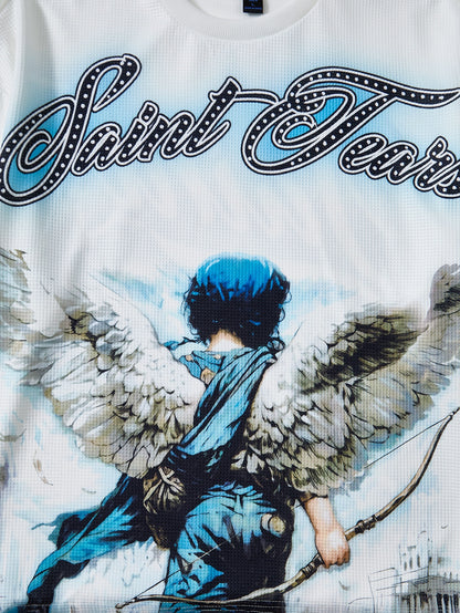 Saint Tears Angel Waffle Knit Long Sleeve Tee