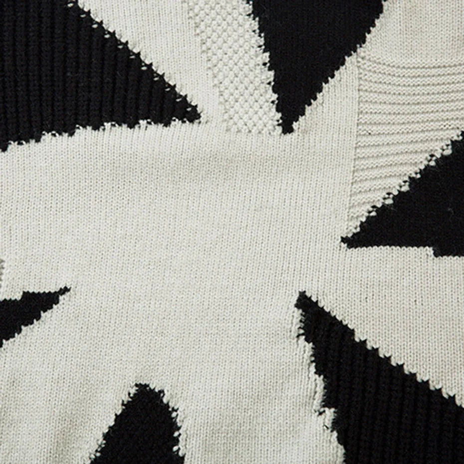 Y2K Fractal Burst Sweater