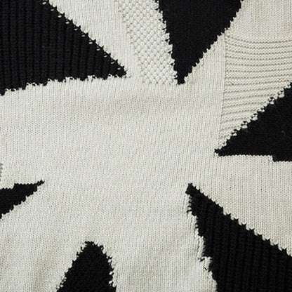 Y2K Fractal Burst Sweater