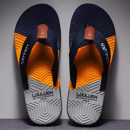 LOULUEN Hot Sale Casual Beach Men Slippers