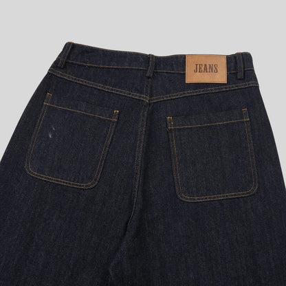 Side Stripe Wide Jeans
