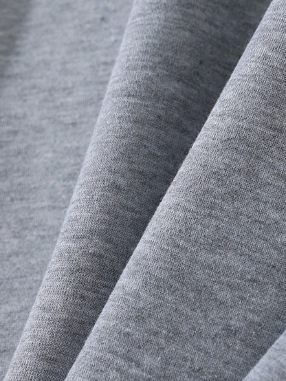 Spiritual Leader Jesus Grey Graphic Hoodie Polyester