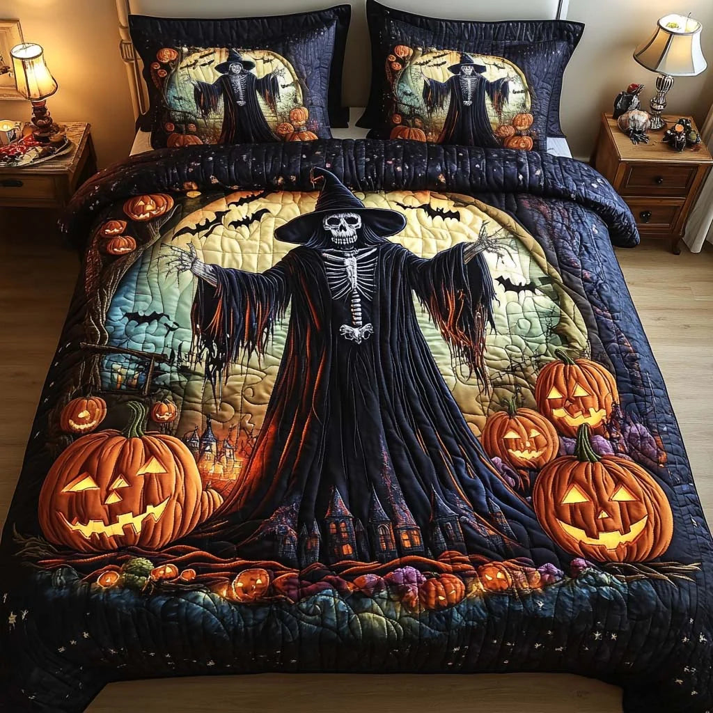 Spooky Grim Reaper Halloween Bedding Set