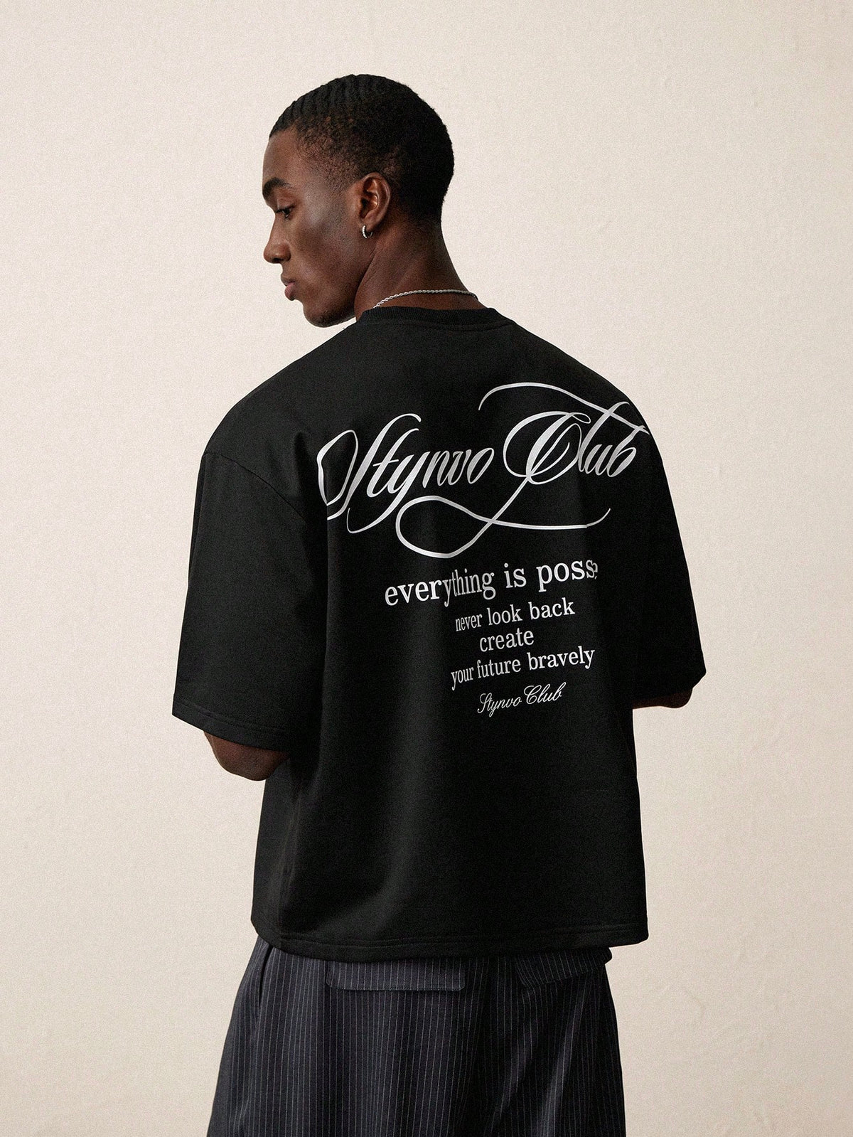 Stynvo Club Everything Is Possible Black T-Shirt
