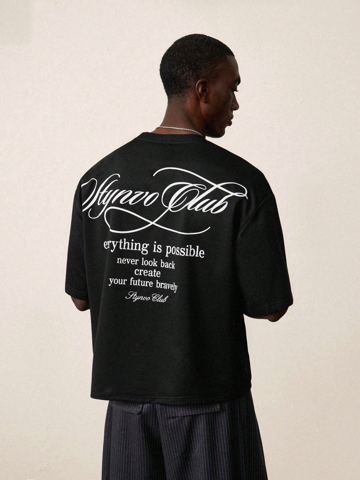 Stynvo Club Everything Is Possible Black T-Shirt