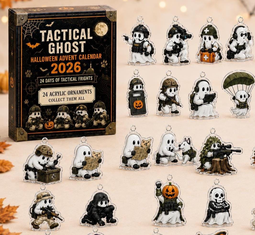 Tactical Ghost Halloween Advent Calendar 2026 (24 Pcs)