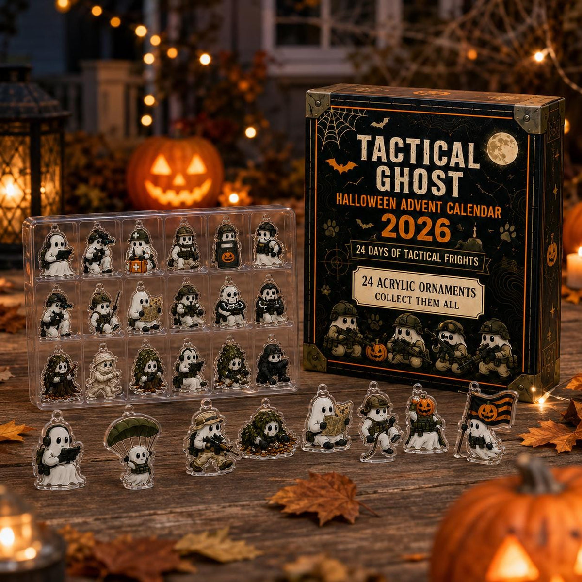 Tactical Ghost Halloween Advent Calendar 2026 (24 Pcs)
