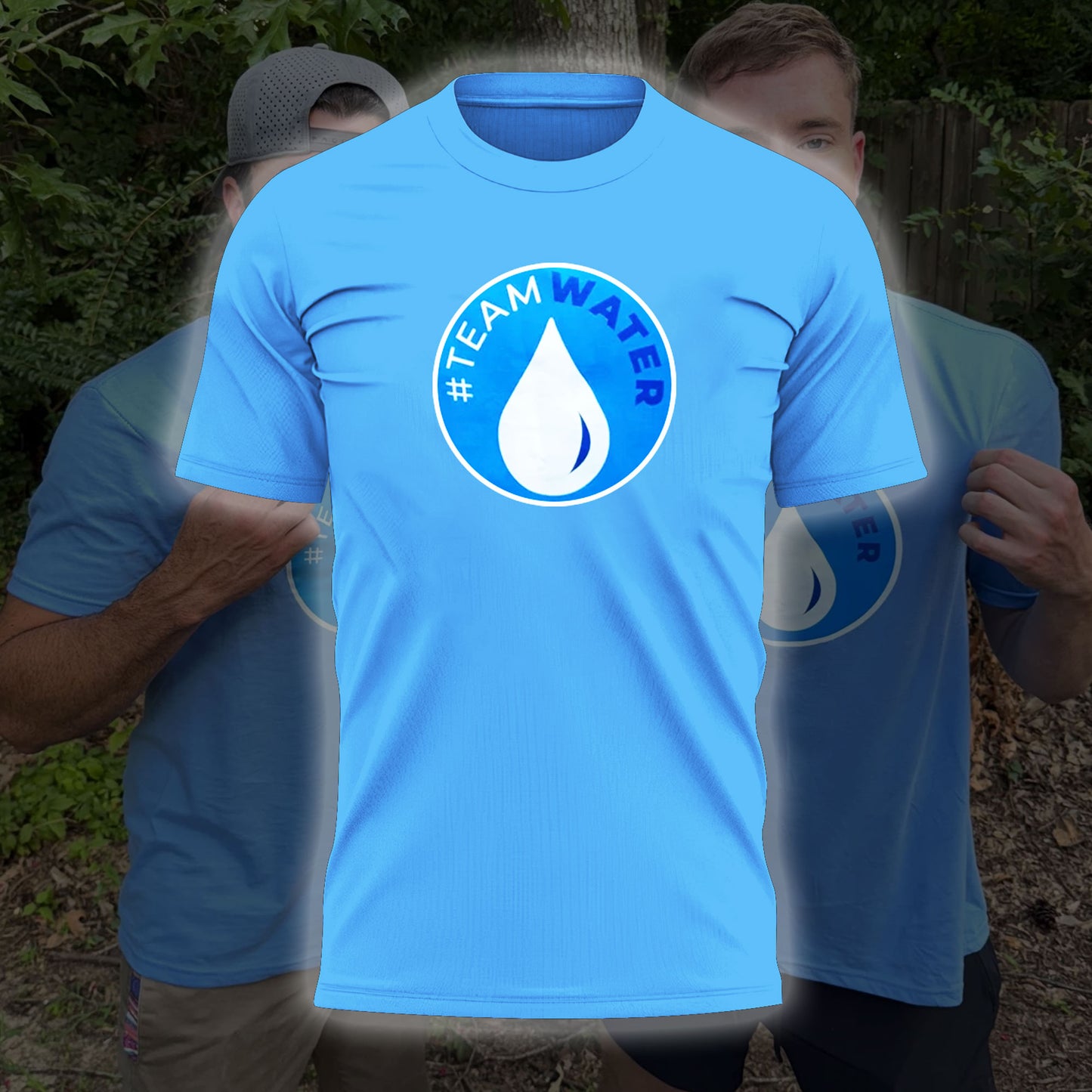Team Water Fundraiser Mrbeast And Robert Launch 2026 Blue Shirt