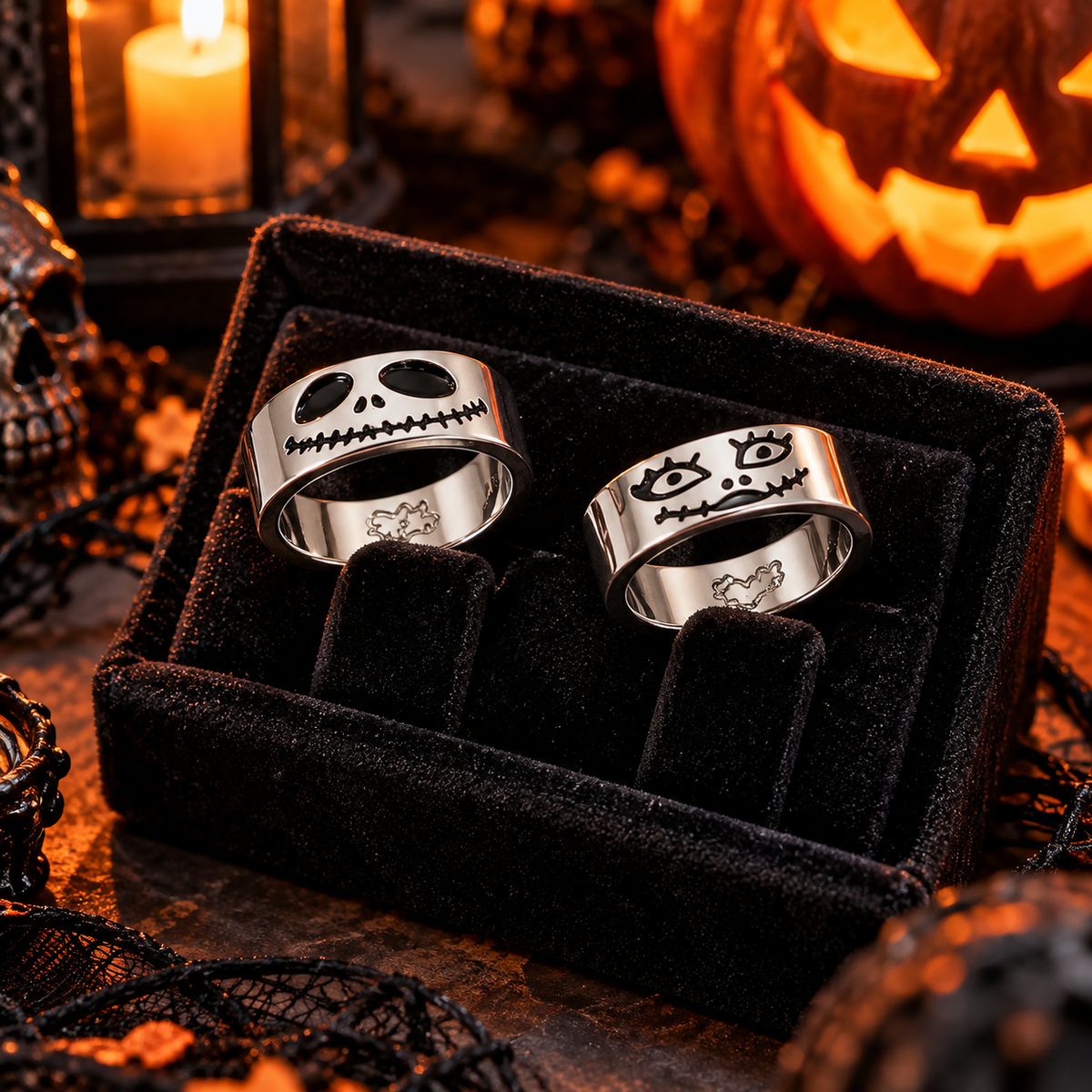 The Nightmare Couple Rings Set