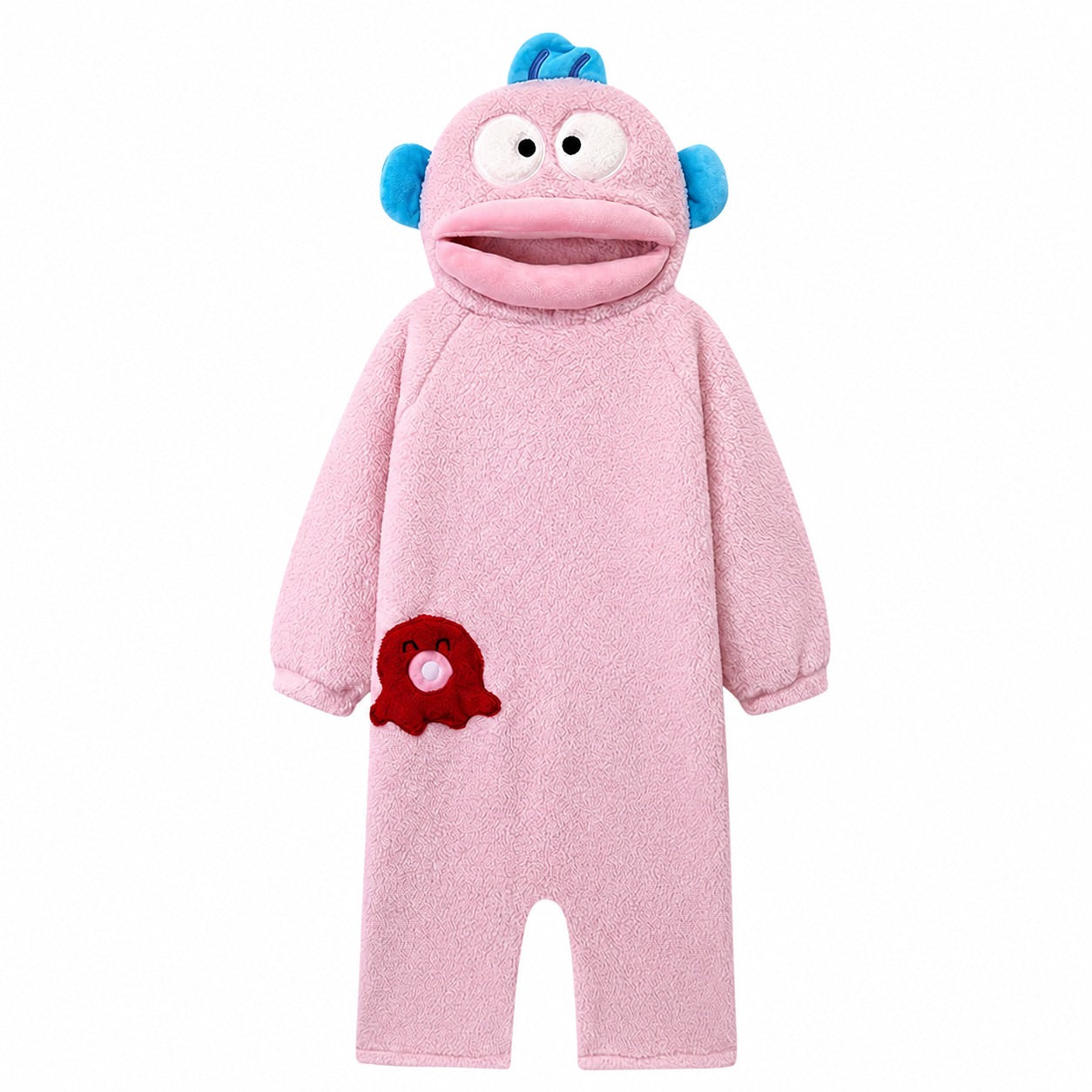 Ugly Fish Fleece Onesie Pajama