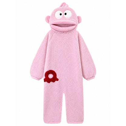 Ugly Fish Fleece Onesie Pajama