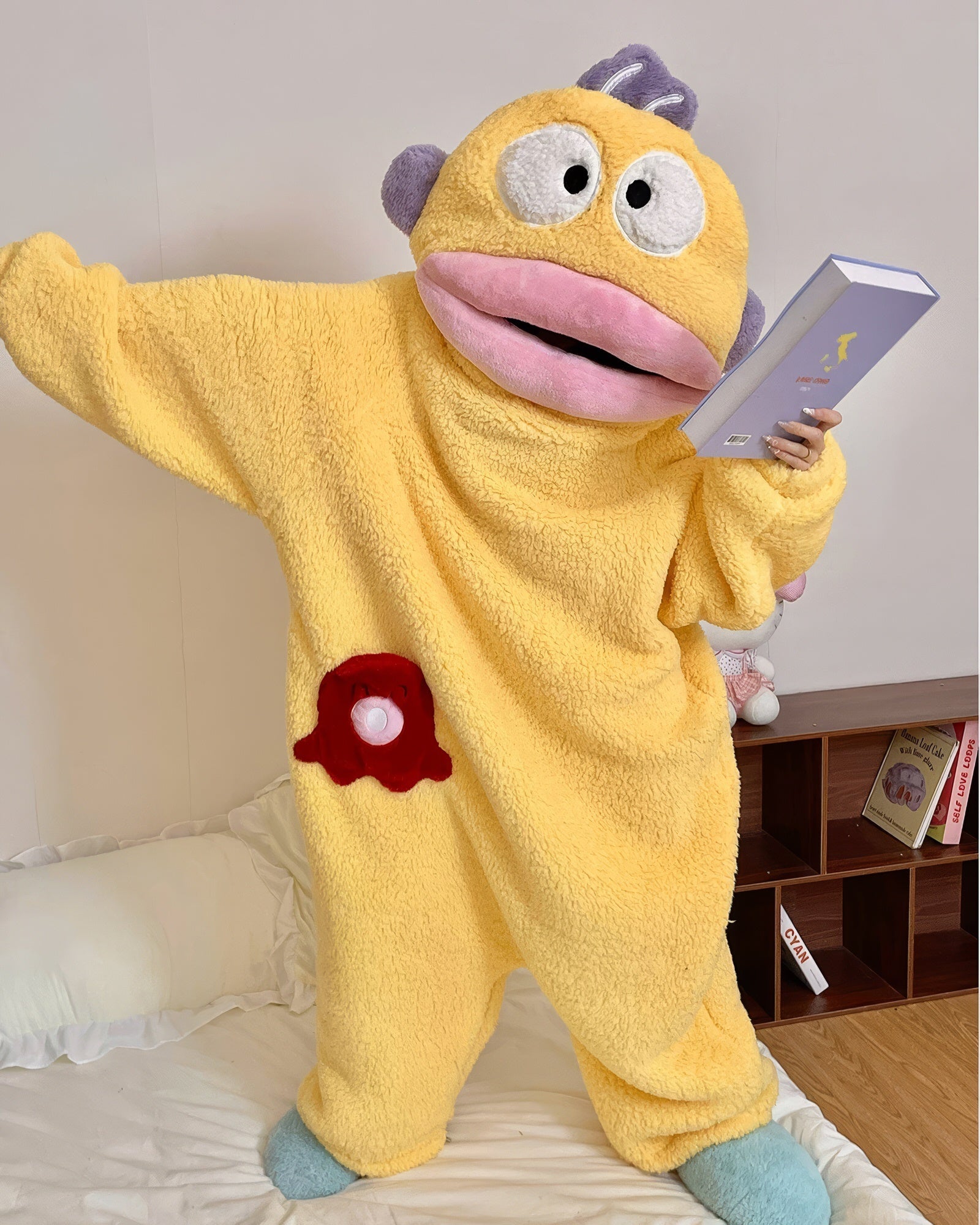Ugly Fish Fleece Onesie Pajama