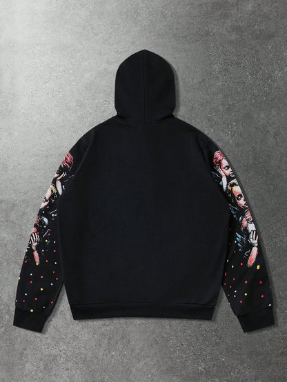 Unisex Angel Graphic Printed Hoodie