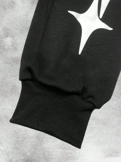 Unisex Forever Graphic Hoodie with Star Prints