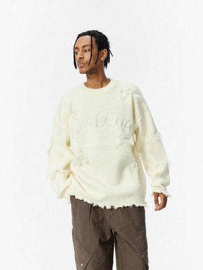 Unisex Casual Loose Fit Knitted Sweater