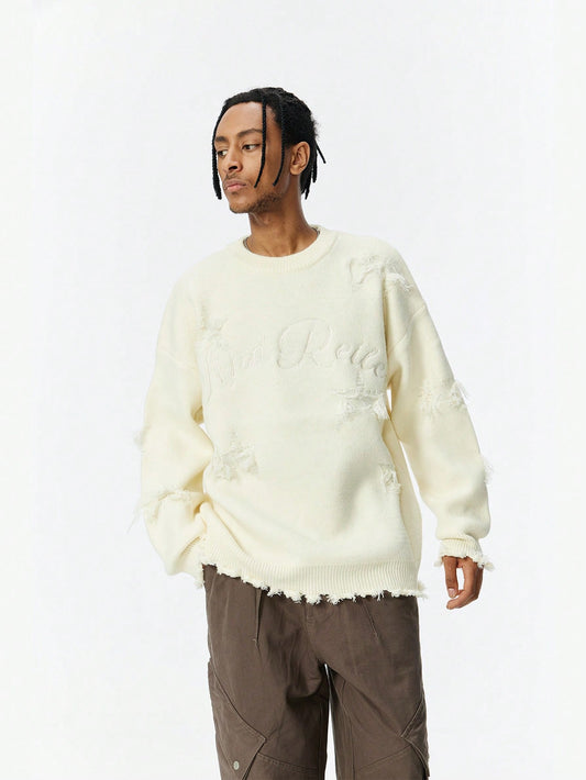 Unisex Casual Loose Fit Knitted Sweater