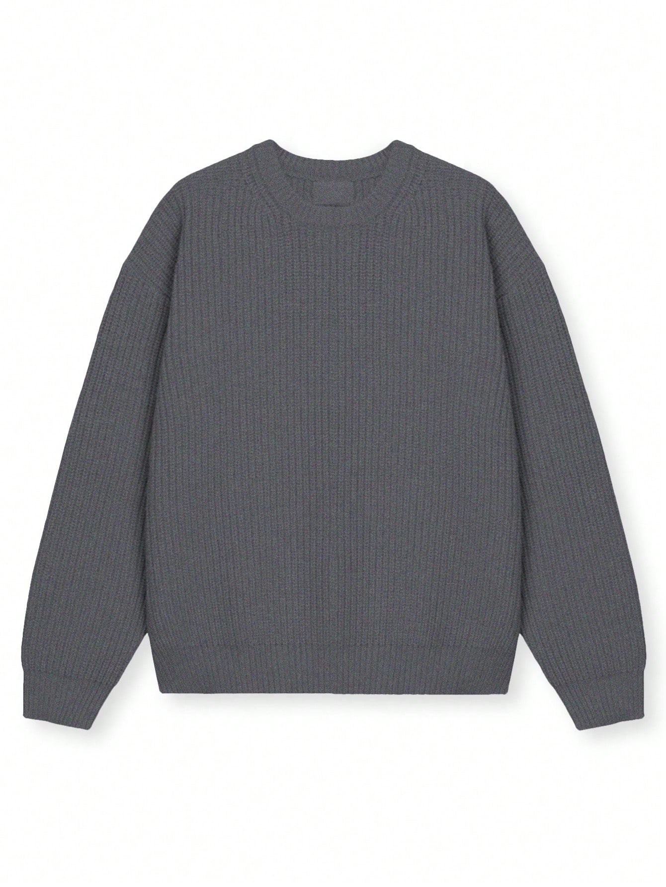 Unisex Loose Fit Pointelle Knit Sweater