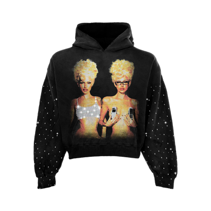 Blondes Rhinestone Hoodie