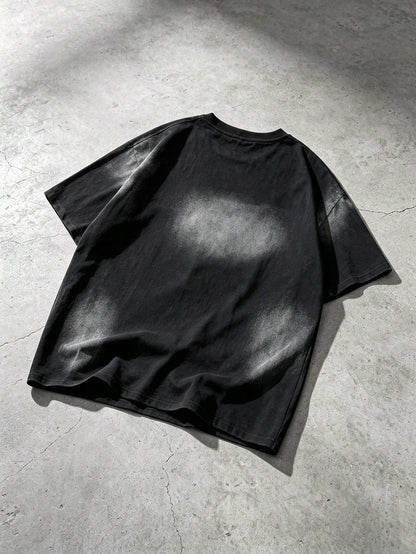 Vintage Distressed Red Star Y2K Tee