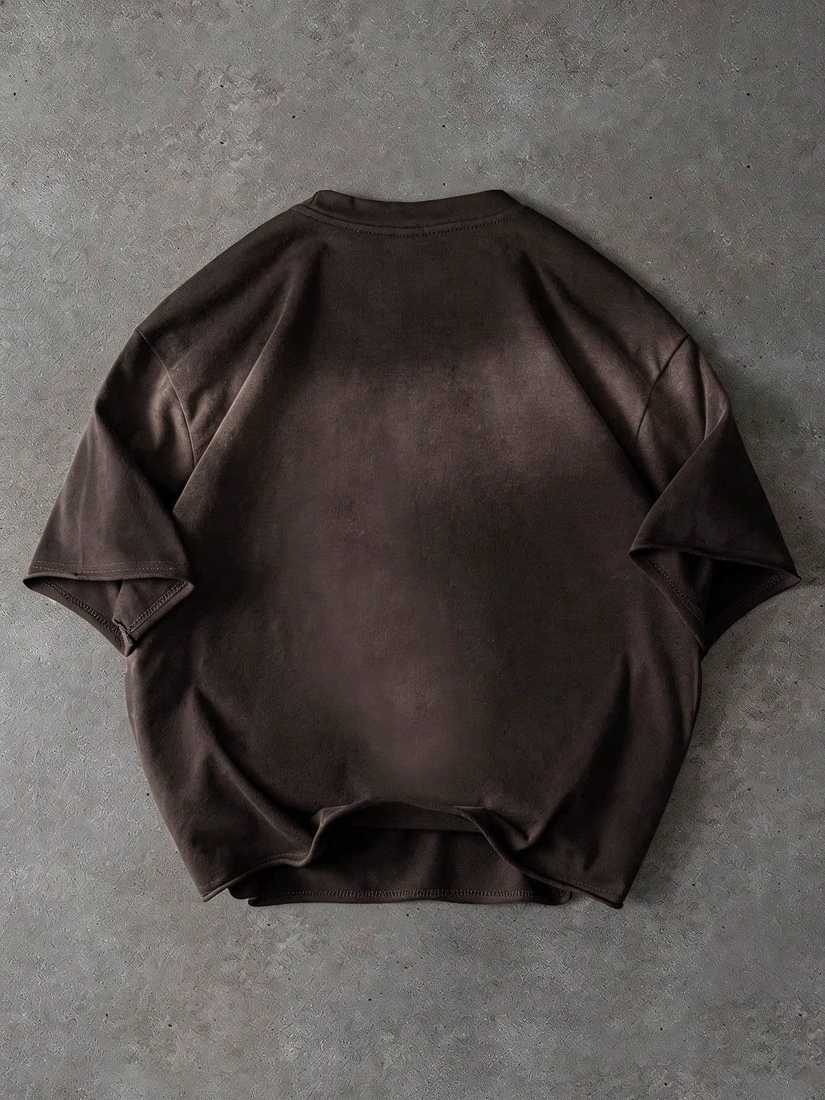 Vintage Gradient Brown Ombre Oversized T-Shirt