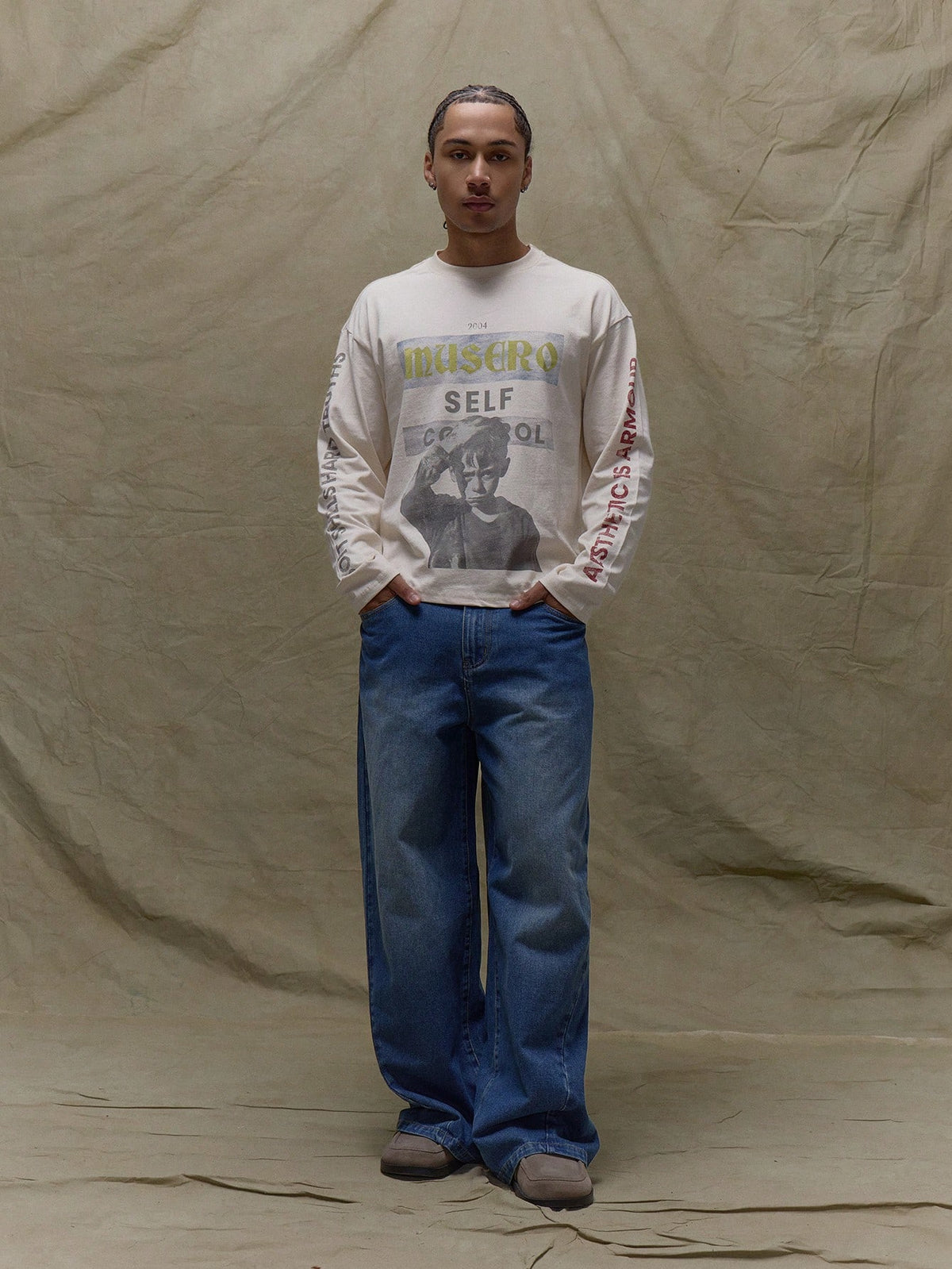 Vintage Graphic Long Sleeve Shirt