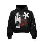 War Rhinestone Hoodie