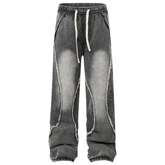 Washed Wide Leg Jeans