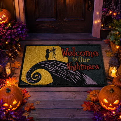 Welcome To Our Nightmare Halloween Gate Doormat
