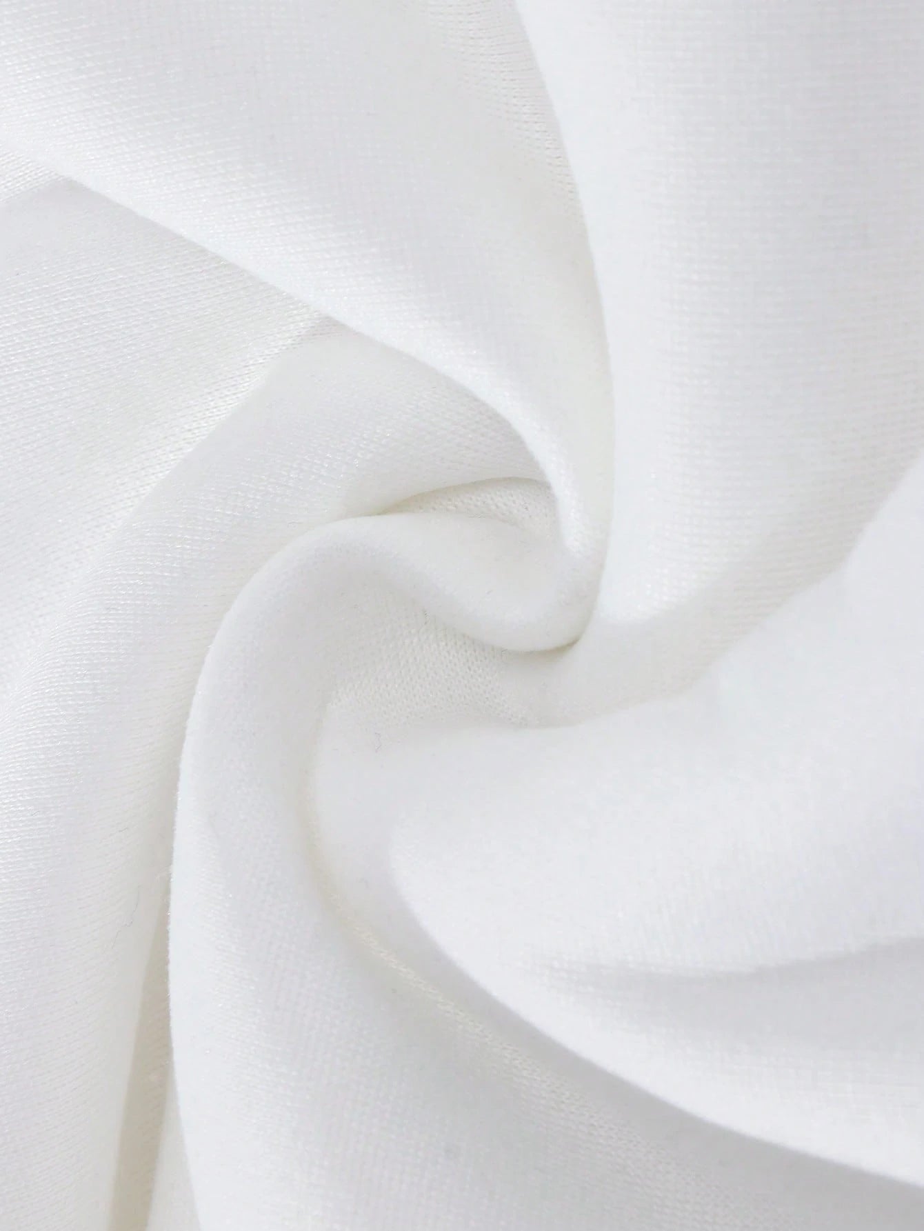 White Ombre Star Drawstring Hoodie