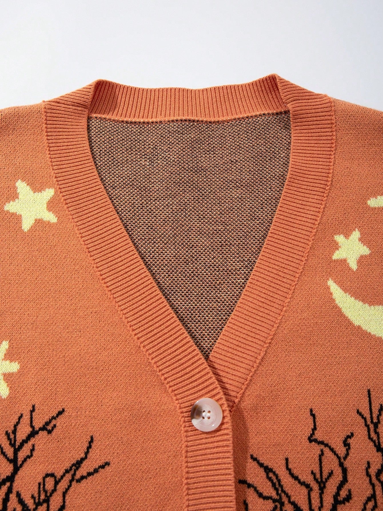 Women Gothic Halloween Knitted Cardigan