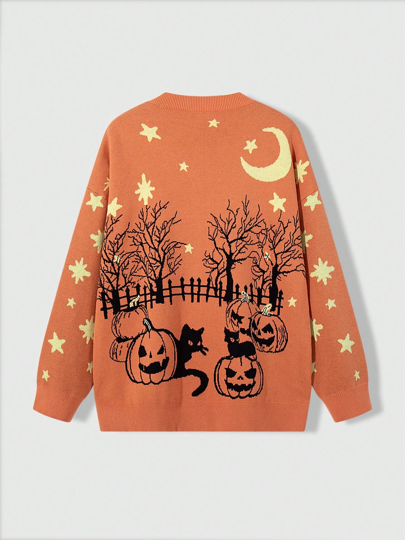 Women Gothic Halloween Knitted Cardigan