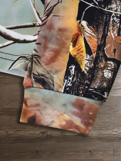 Women's Cropped 03 Camo Hoodie
