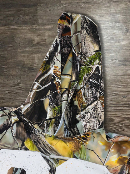Women's Cropped 03 Camo Hoodie
