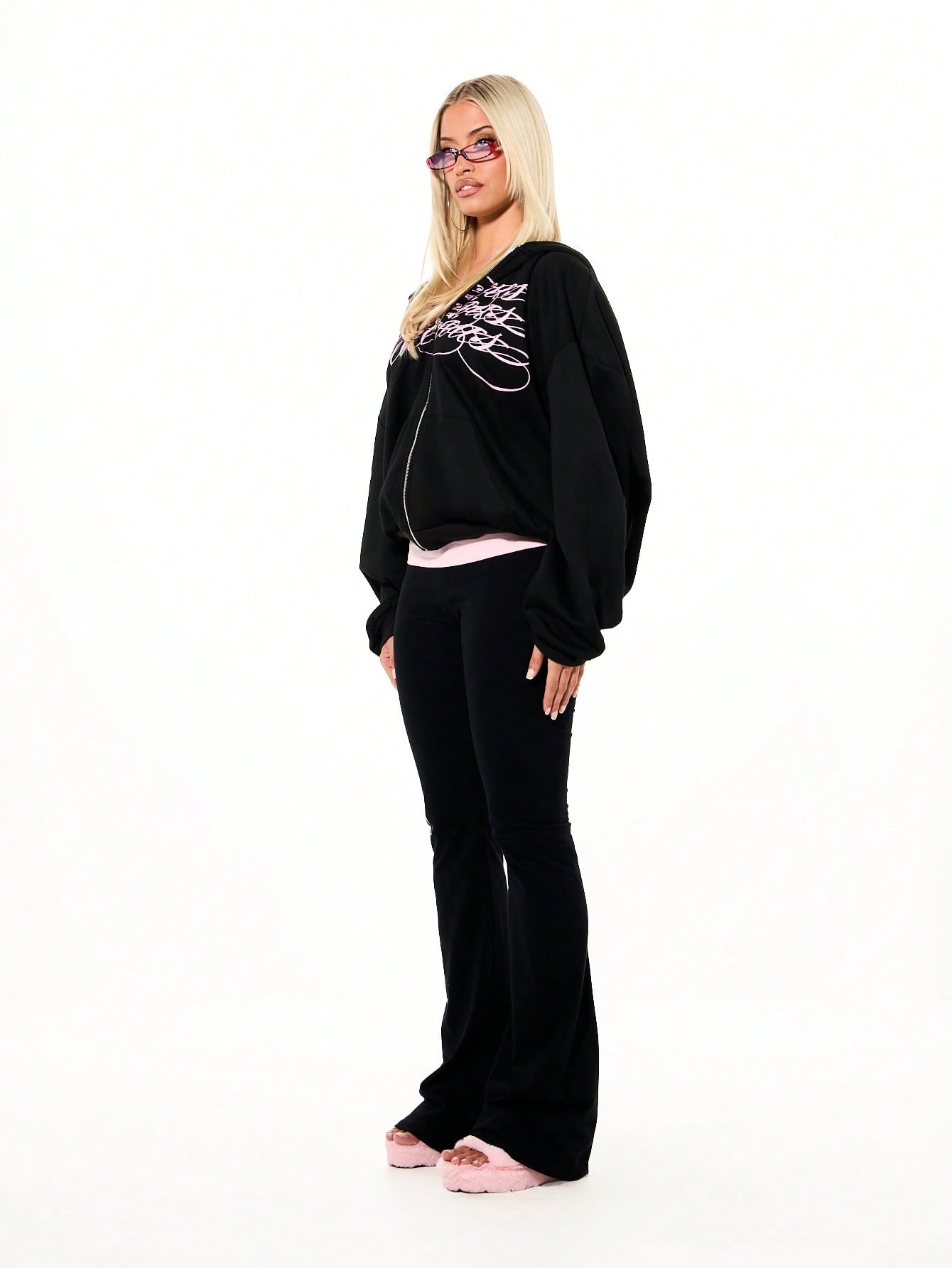 Women's Oversized Zip Hoodie