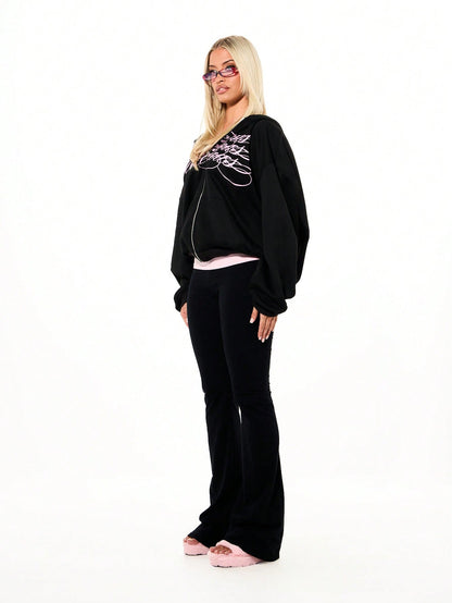 Women's Oversized Zip Hoodie