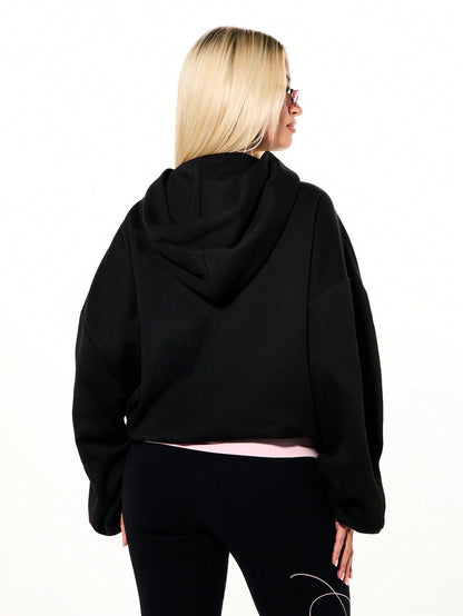 Women's Oversized Zip Hoodie