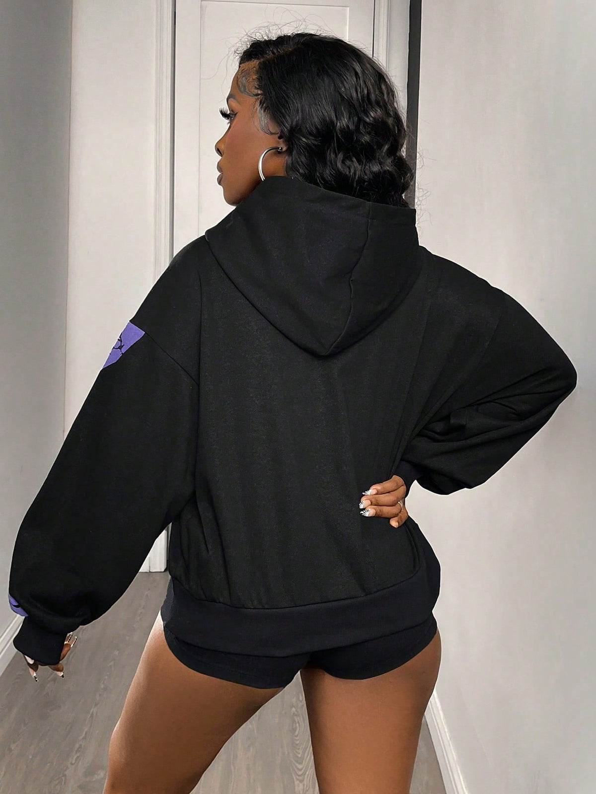 Women's Skull Unique Y2K Loose Hoodie