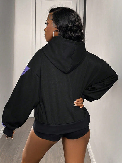 Women's Skull Unique Y2K Loose Hoodie